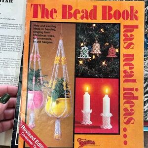 Bead Books with Creative Holiday Ideas with some large beads and sequins